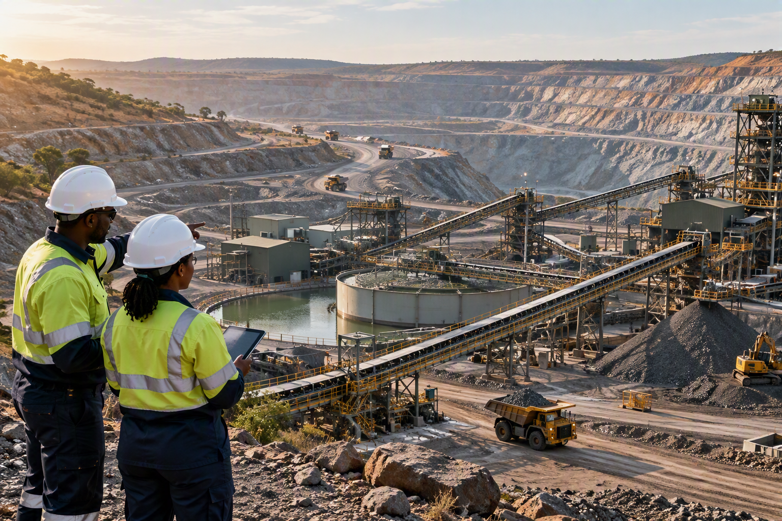 Mining processing plant